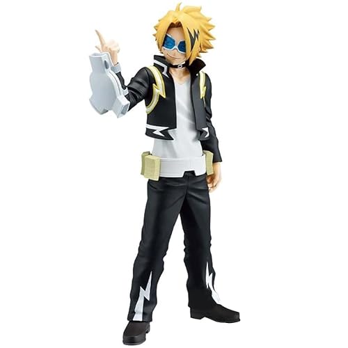 YLQANONG MHA Midoriya Izuku Figures Endeavour/Kaminari Denki Anime Figure Statues Anime Action Figurine for Fans - Kaminari Denki - 17cm/6.69in