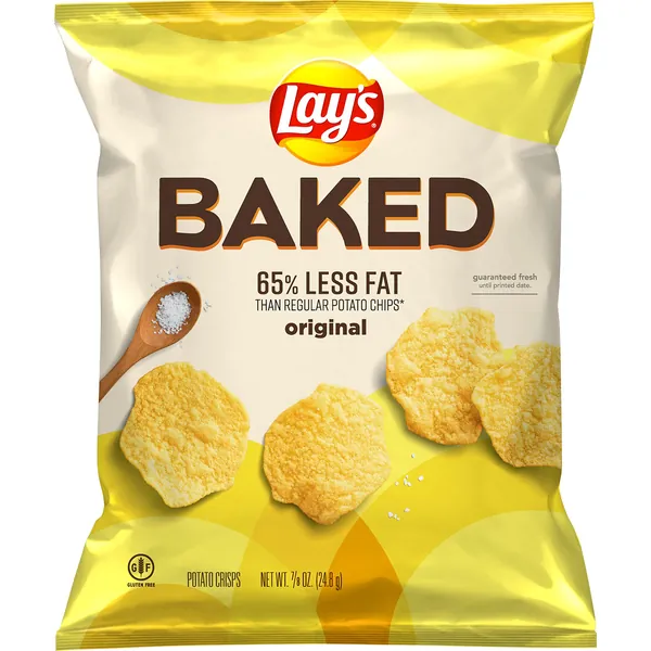 Baked Lay's Potato Chips, 0.87 Ounce (Pack of 40) - Lay's Baked Original 0.87 Ounce (Pack of 40)