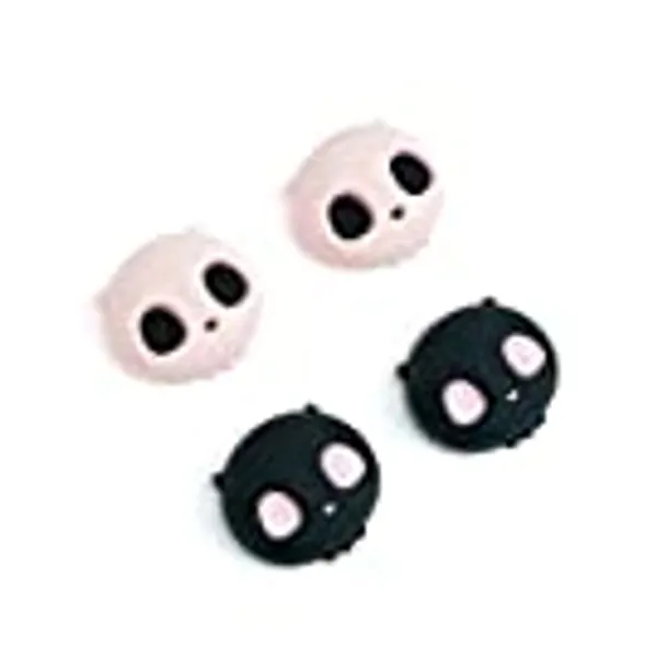 GeekShare Cute Silicone Halloween Joycon Thumb Grip Caps, Joystick Cover Compatible with Nintendo Switch / OLED / Switch Lite,4PCS -- Pink Skull