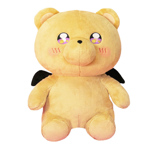 Lopbraa 13.8" Devil Bear Plush Toy Sleep Bear Sleepy Princess in The Castle Stuffed Plush Bear Cute Stuffed Animals Toy Bear Dolls (Type-A)