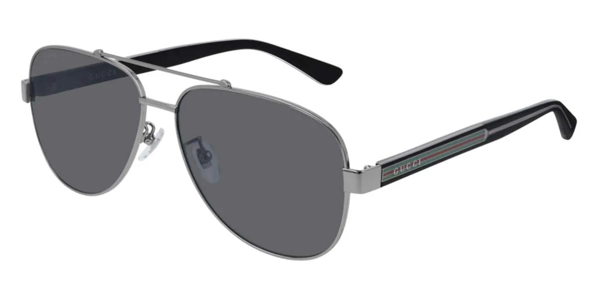 Sunglasses Gucci GG 0528 S- 007 RUTHENIUM/GREY CRYSTAL, 63-14-150 - 