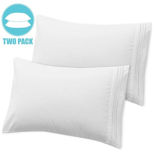 2-Pack Pillowcase Set - Queen / White