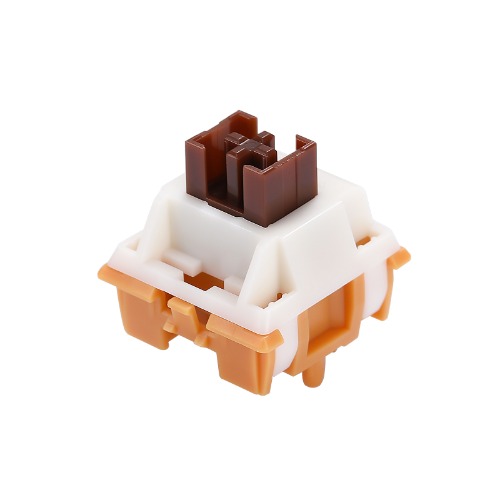 YUNZII Caramel Coffee V2 5-Pin Mute Silent Linear Mechanical Keyboard Switch | Caramel Coffee V2 Switch / 105pcs