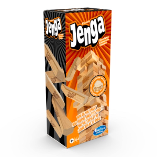 Klassiek Jenga-spel; Stapeltorenspel van hardhout blokken - Jenga Classic € 10,38