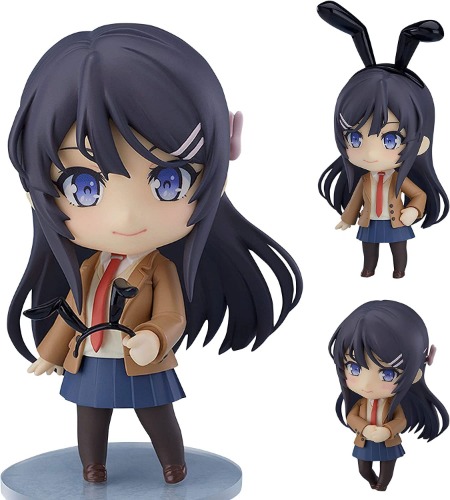 Anime Sakurajima Mai Q Version Action Figure Anime Collection Model PVC Statue Desktop Decorations Gift