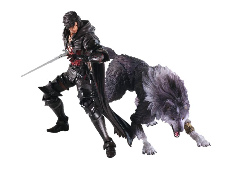 SQUARE ENIX Final Fantasy XVI Bring Arts™ Action Figure - CLIVE ROSFIELD & TORGAL