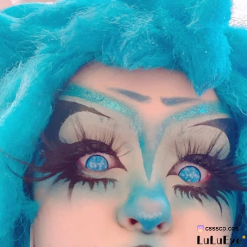 Glaciar Blue Cosplay Contact Lenses
