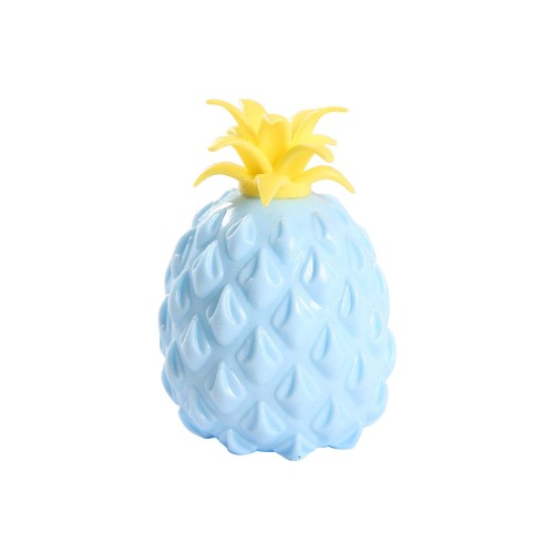 Rpporm Simulation Flour Pineapple Decompression Toy Office Pressure Release Toy Games Sausage (C-Blue, One Size)