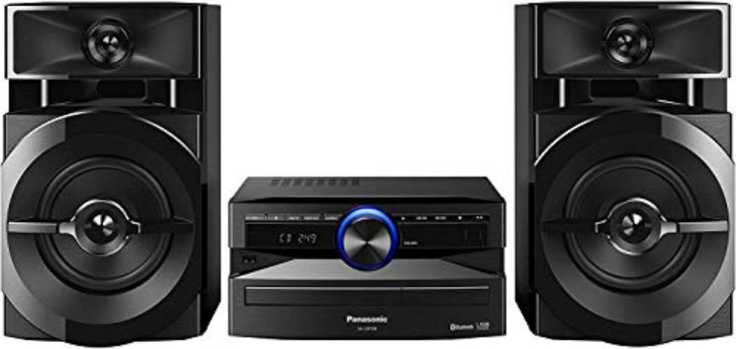Panasonic SC-UX100E-K Black 300W Mini Hi-Fi System with Bluetooth, USB, CD Player, FM Radio, Manual EQ - FM/AM RDS-Radio - Single