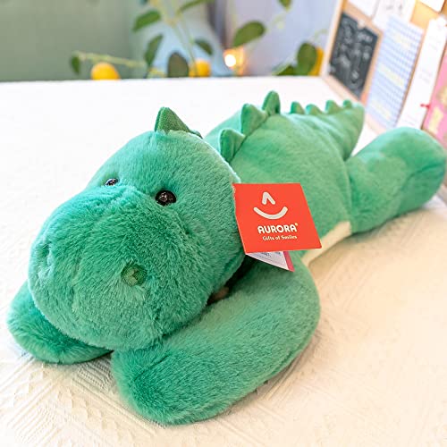 eamve 11.8Inch Weight Dinosaur Plush Toy Throw Pillow,0.35 lbs Dinosaur Plush Weight Stuffed Animal Plush Doll,Soft Weighted Dino Stuffed Pillows for Kids Dinosaur Plush Figure Gift (Dinosaur) - Dinosaur