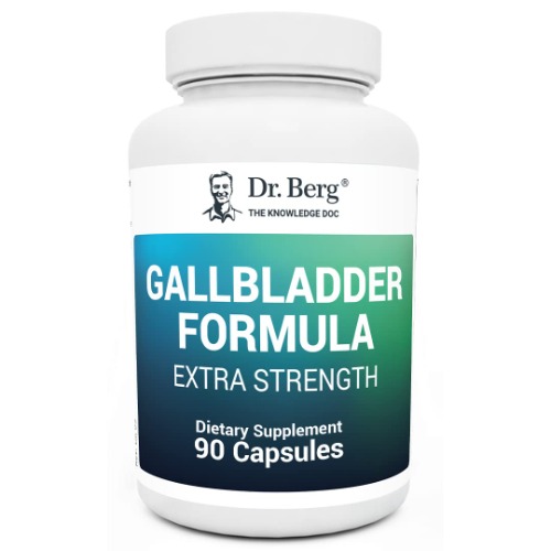 Dr. Berg’s Gallbladder Formula Extra Strength - Liver Support Health Supplement with Purified Bile Salts & Enzymes For Better Digestion Improved Absorption of Nutrients - 90 capsules (1 Pack)