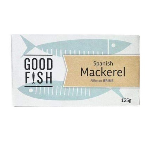 Good Fish Spanish Mackerel in Brine CAN 125g