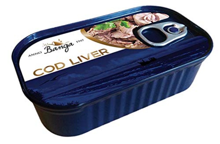 Banga Cod Liver Natural Canned, 115 g