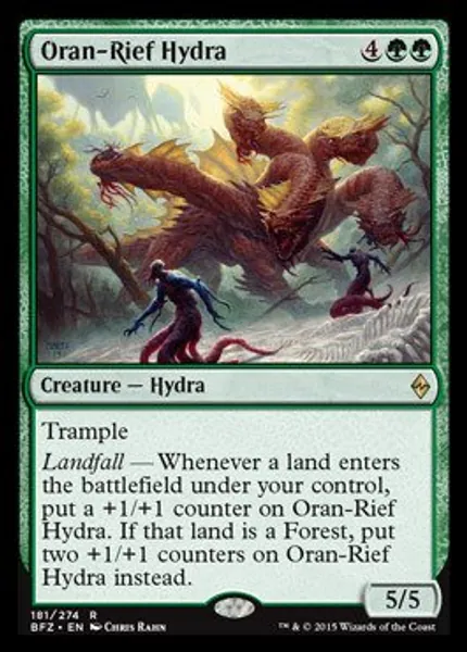 Magic The Gathering - Oran-Rief Hydra (181/274) - Battle for Zendikar