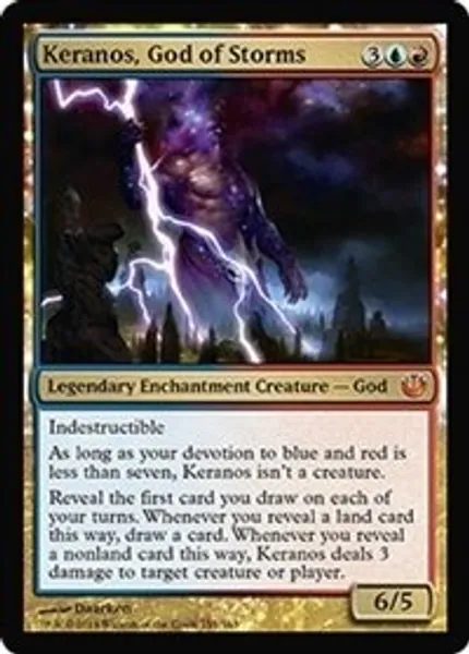 Magic The Gathering - Keranos, God of Storms (/165) - Journey into Nyx - Foil