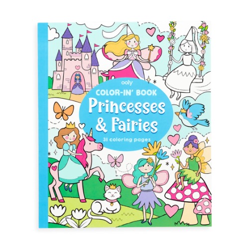 Princesses and Fairies Coloring Book