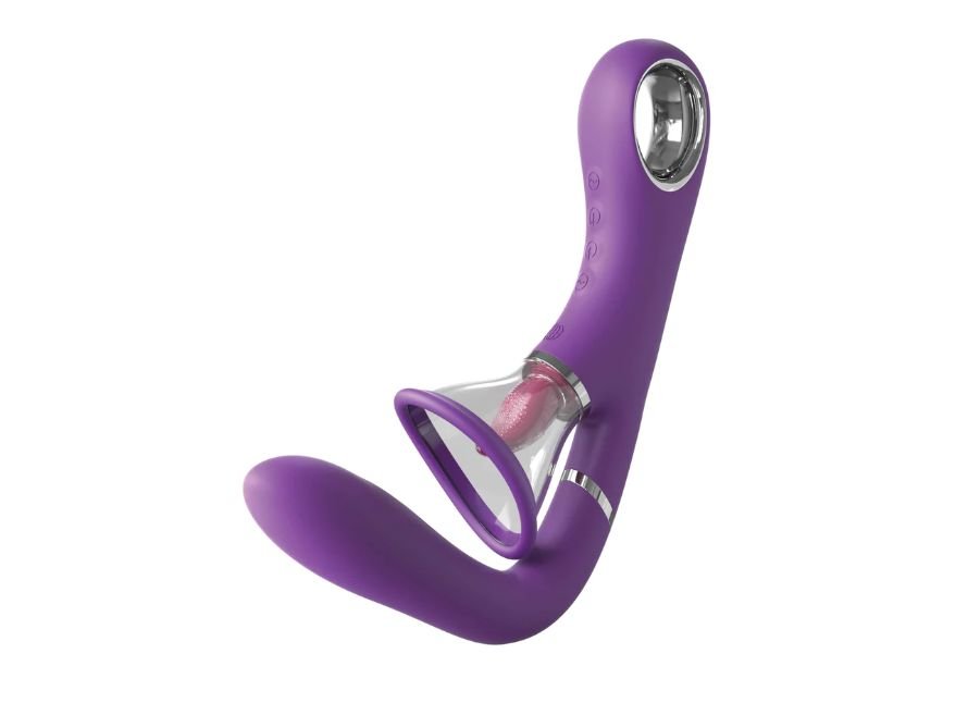 Fantasy Ultimate Pleasure Pro Rabbit Style Dual Stimulator Oral Sex Simulator & G-Spot Vibrator