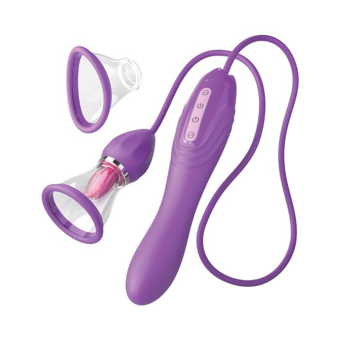 Fantasy Ultimate Pleasure Max Dual Stimulator Oral Sex Simulator & G-Spot Vibrator