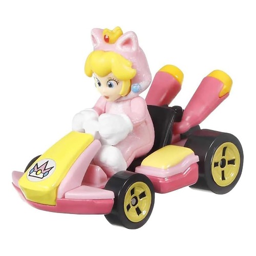 Mario Kart Hot Wheels 1:64 Diecast Car | Cat Peach | Default Title