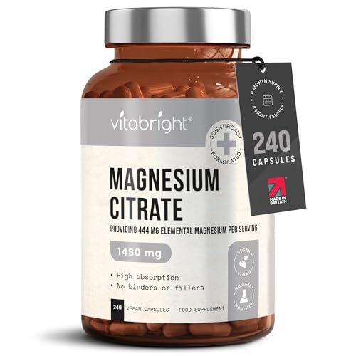 Magnesium Citrate - 240 Capsules