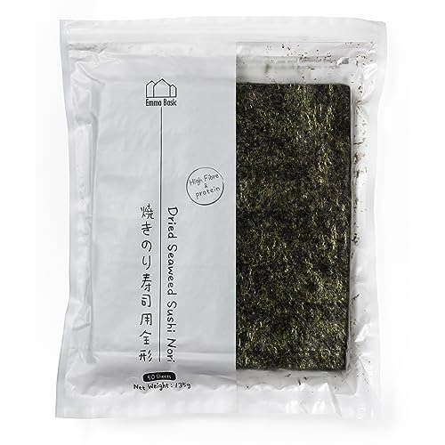 Dried Seaweed Nori 50 Full Sheets 