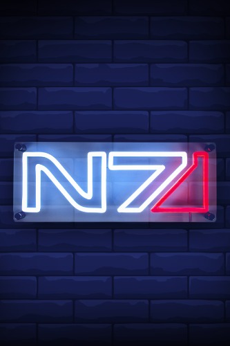 Mass Effect N7 LED Wall Art | Default Title
