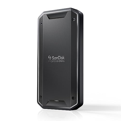 SanDisk Professional 1TB PRO-G40 SSD - Up to 3000MB/s, Thunderbolt 3 (40Gbps), USB-C (10Gbps), IP68 dust/Water Resistance, External Solid State Drive - SDPS31H-001T-GBCND - 1TB