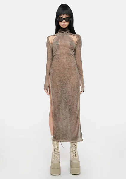 Atmosphere High Slit Maxi Dress | Small