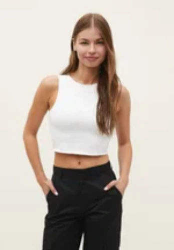 ÄRMELLOSES  - Top - white