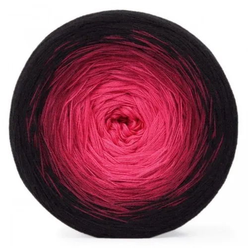 pink/black sultan shadow cotton yarn