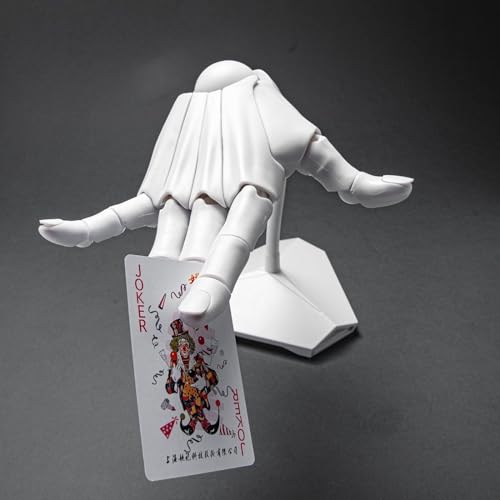 Generic Flexible Hand Model, Moveable Artists Manikin Hand Figure for Home Office Desk Decoration, Display, Sketching, Drawing, Painting (Right Hand) (White) - White