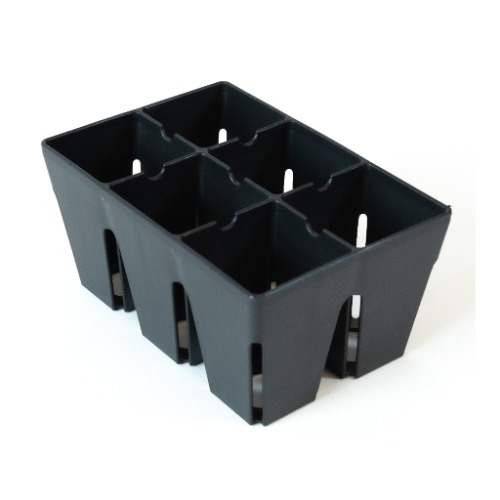 Epic 6-Cell Seed Starting Trays | 6 Trays / Terracotta