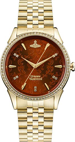 Vivienne Westwood The Wallace Ladies Quartz Watch with Stainless Steel Bracelet - Orange