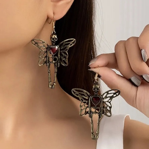 Skeleton Fairy Earrings - 5 / China