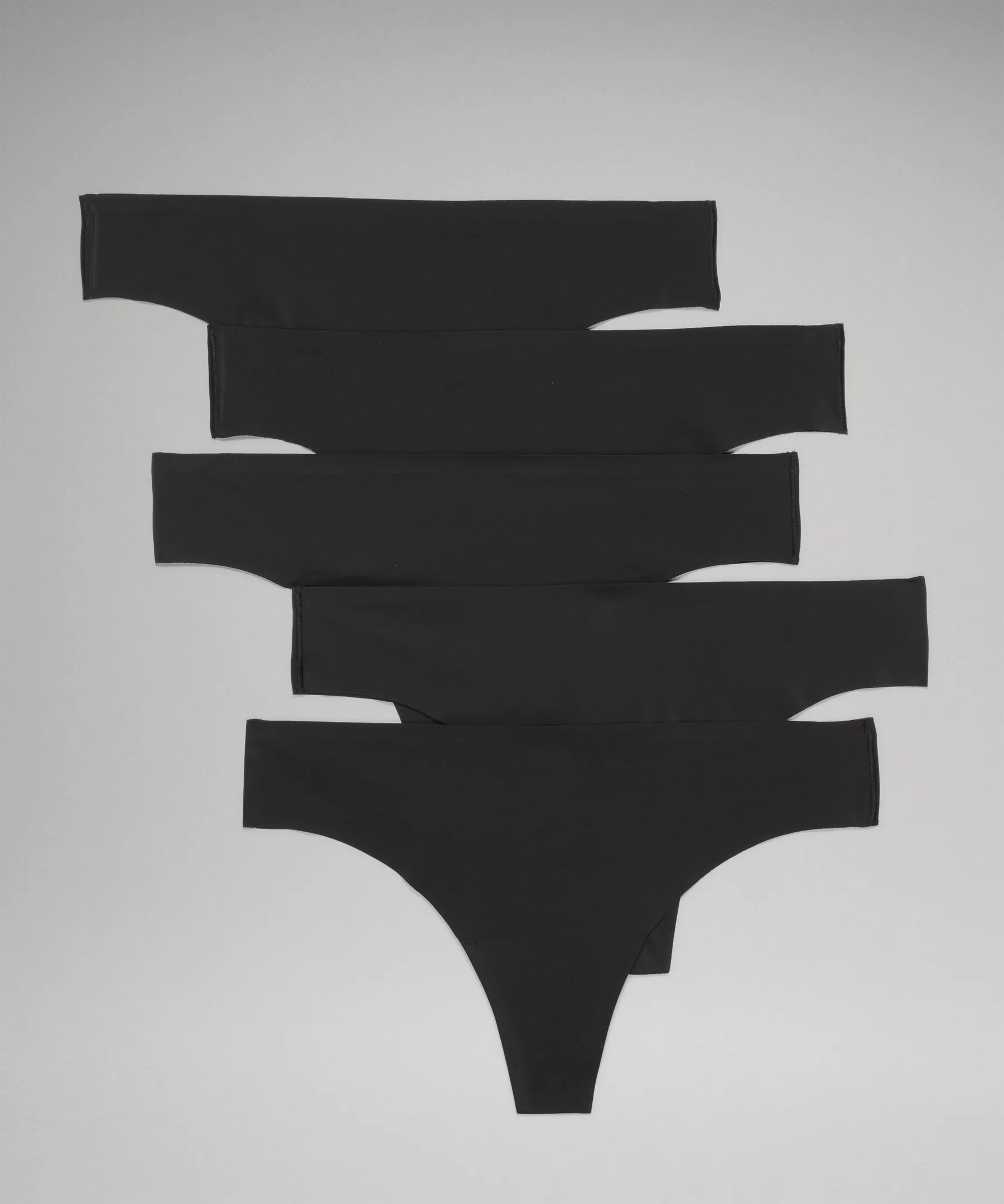 InvisiWear Mid-Rise Thong Underwear