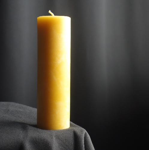 Golden Beeswax Candle 