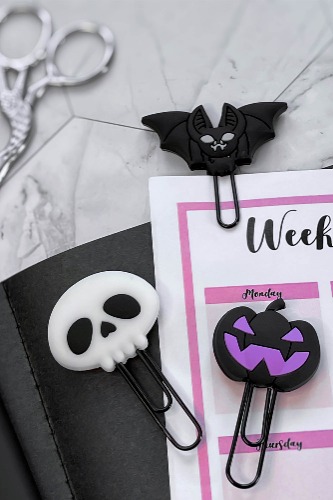 Hall'O'Fever Paper Clips [3-PACK] | One Size / Black / 100% Metal Alloy