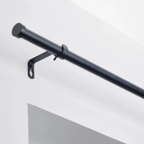 Black Rod Curtain Rail