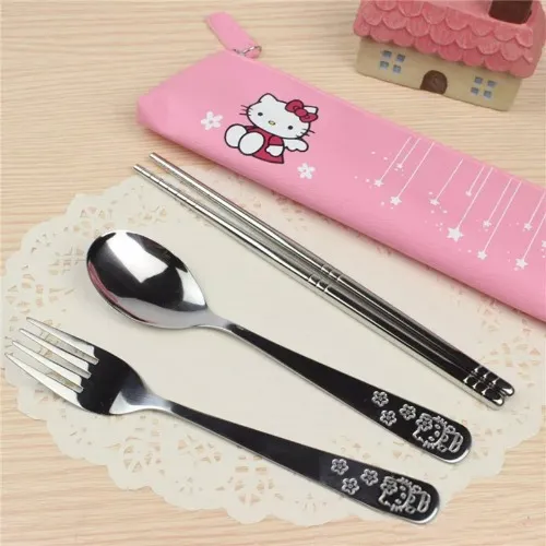 Hello Kitty Kidd Cutlery Set