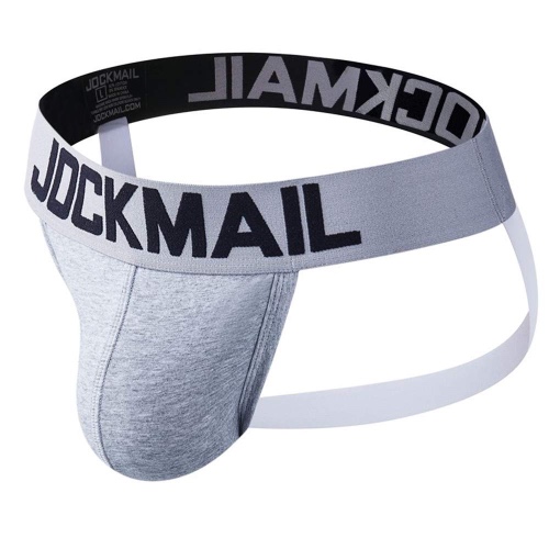 JOCKMAIL Men Jockstrap Men Thong Underwear - X-Large - Gray