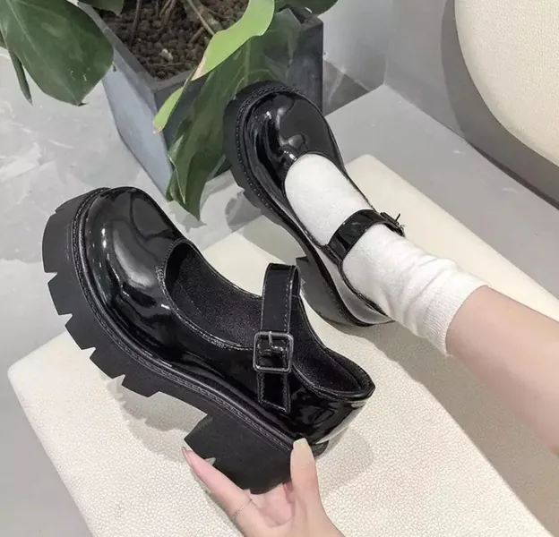 Plattform, japanischer Stil, high heel