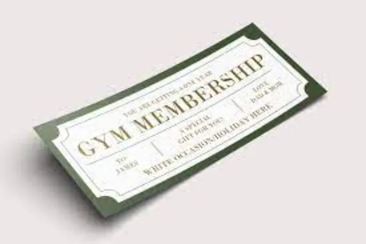 Monthly gym membership