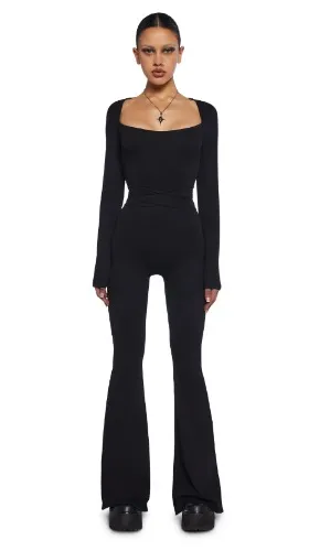  Open Back Jumpsuit