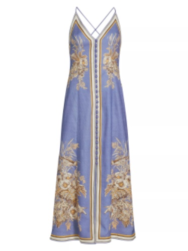 Zimmermann Ottie Slip Maxi Dress