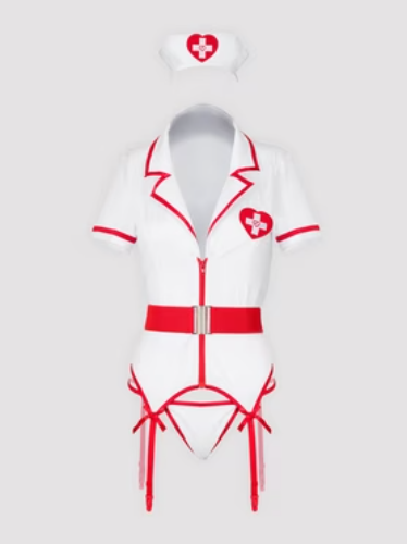 🤍 Lovehoney Fantasy Heartbeat Hottie Nurse Costume 😋🤍