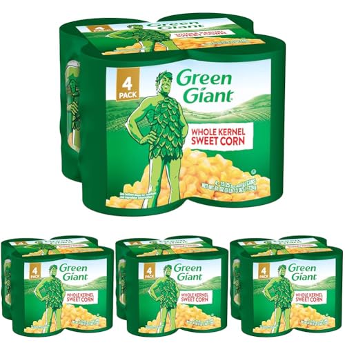 Green Giant Whole Kernel Sweet Corn, 16 Pack of 15.25 Ounce Cans - 15.25 Ounce (Pack of 16)