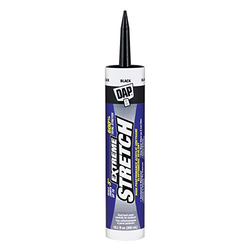 DAP 7079818713 Extreme Stretch Elastomeric Sealant, Black, 10 Ounces - Black