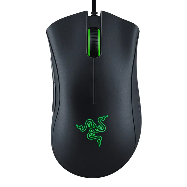 Razer DeathAdder Essential Gaming Mouse: 6400 DPI Optical Sensor - 5 Programmable Buttons - Mechanical Switches - Rubber Side Grips - Classic Black - Classic Black