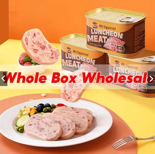 1 box of pork luncheon meat