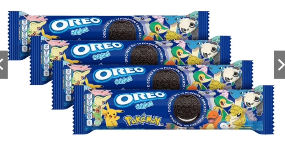 Oreo Pokémon Vanilla 119.6g Bundle (Set of 4)